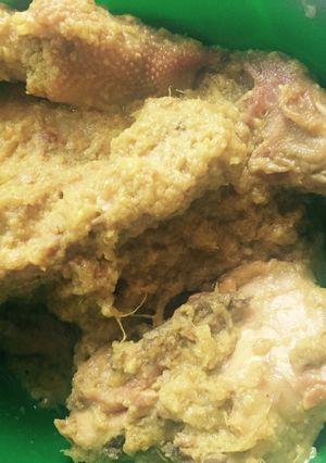 Foto resep Ayam bumbu kuning