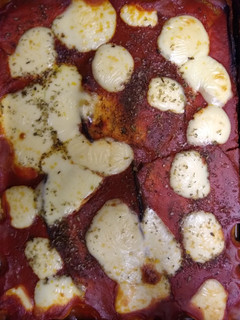 Una foto de Lasagna vegetariana con soja texturizada