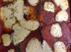 Una foto de Lasagna vegetariana con soja texturizada
