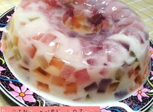 Foto resep Puding Susu Mozaik 🍮