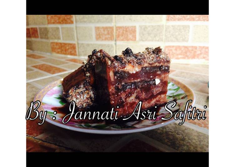  Resep  Puding  coklat biskuit  oleh Jannati Asri Safitri 