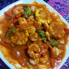 รูปของ Udang saus padang