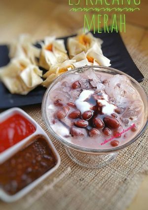Foto resep Es kacang merah