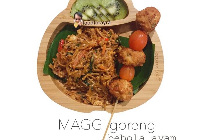 Maggi goreng, bebola ayam