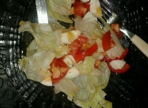 Una foto de Ensalada con huevo