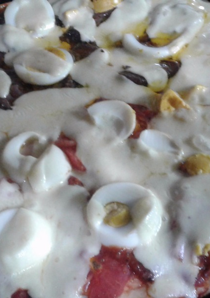 Una foto de Pizza casera