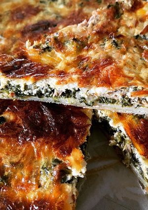 Une photo de Quiche épinard thon