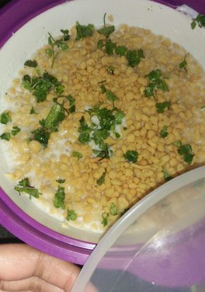 A picture of Boondi Raita.