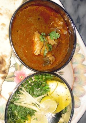 A picture of Chicken nehari.