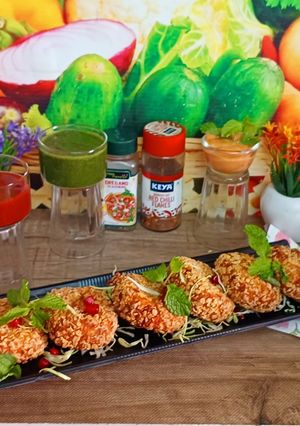 ओट्स चीज़ कटलेट(oats cheese cutlet recipe in hindi) रेसिपी मुख्य फोटो