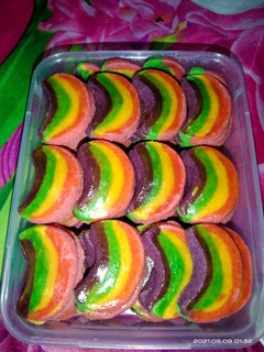 Foto resep Kue kering Pelangi