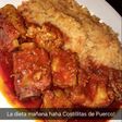 Costillitas de Puerco en Salsa Roja (spare ribs in red sauce)