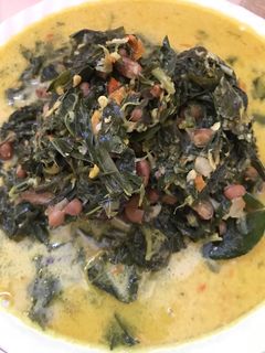 Foto resep Sayur Gule Daun Singkong Ubi Kacang Tolo
