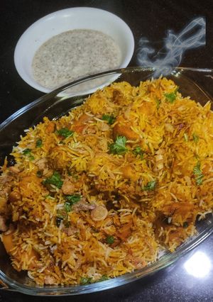 A picture of Karachi Biryani 😋.
