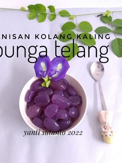Foto resep Manisan Kolang Kaling Bunga Telang
