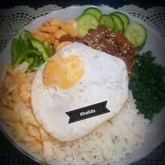 A picture of Bibimbup bowl.