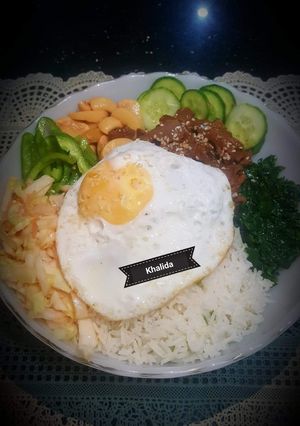A picture of Bibimbup bowl.