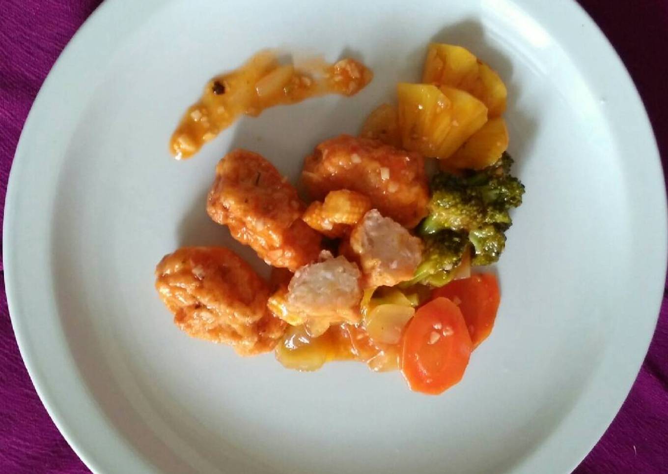 Baso Udang Saos Tomat