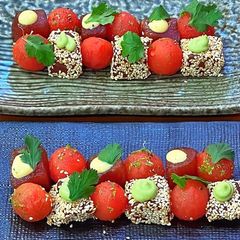 A picture of Japanese Tuna Tartare.