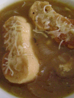 Una foto de Sopa de Cebolla