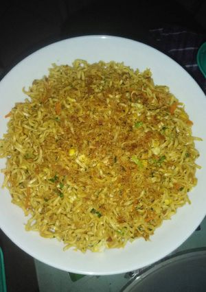 Foto resep Mie Keriting Goreng Sosis
