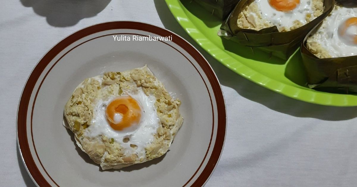 493. Pepes Jamur Tahu Telur Asin