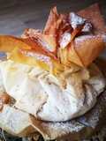Cheesecake de forno com massa filo