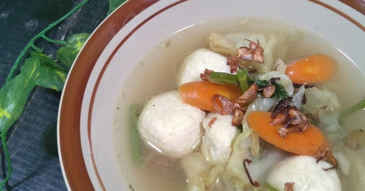 Resep Sop Sayur Baso Tahu Oleh Umi Rama Cookpad