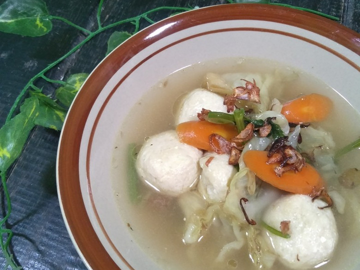 Cara Memasak Sop sayur baso tahu Ekonomis Untuk Jualan