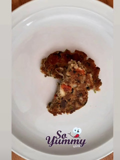 Una foto de Hamburguesa de berenjena!! DELI DELI