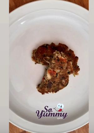 Una foto de Hamburguesa de berenjena!! DELI DELI