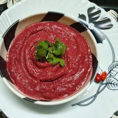 A picture of Beetroot Muhammara.