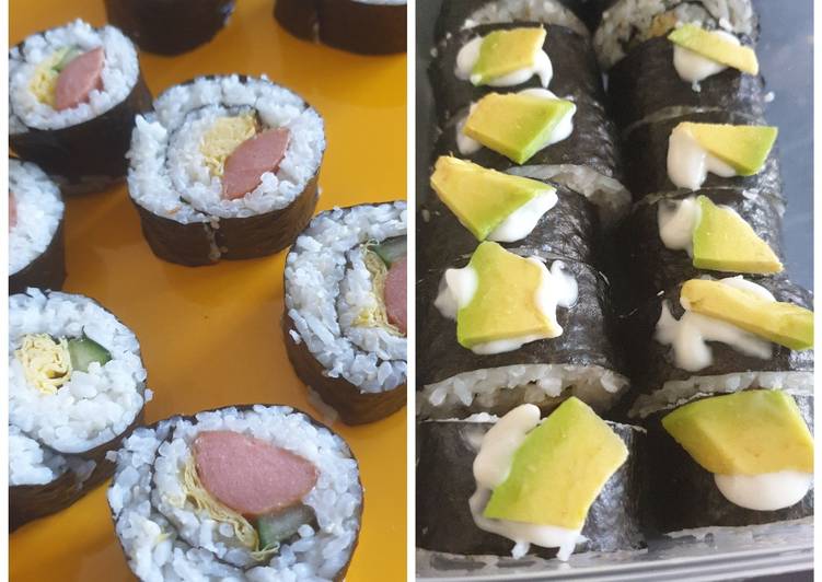 Sosis sushi roll