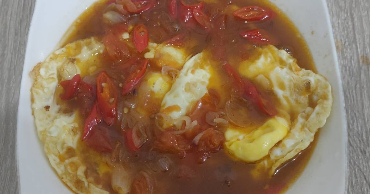 Resep Telur Ceplok Kuah Saos Kecap Manis Oleh Modmodrecipe Cookpad