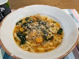 ซุปทอสคาน่า กับ พาสต้าโบว์ (Toscana Soup with Farfalle Pasta)