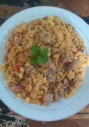 Foto resep Nasi Goreng Daging pedas manis