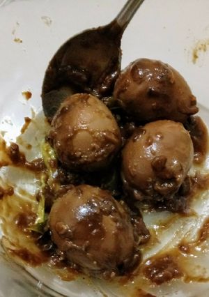 Foto resep 26. Telur Petis (Cap Go Meh) #BikinRamadanBerkesan