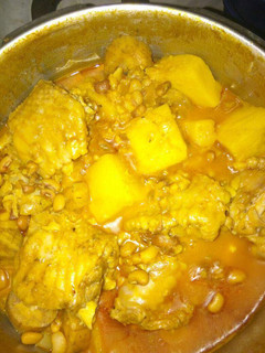 A picture of Bean and Yam Porridge.
