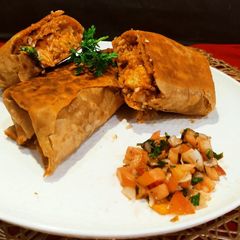 A picture of Mexican Veg Burritoes.