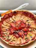 Apple-Strawberry Puff Pastry Tart