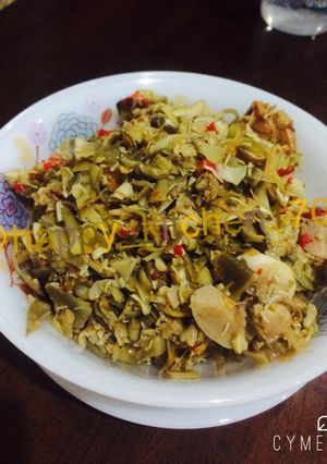 Foto resep Jantung Pisang oseng pedas