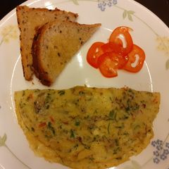A picture of Mushroom and Cheese Omelette.