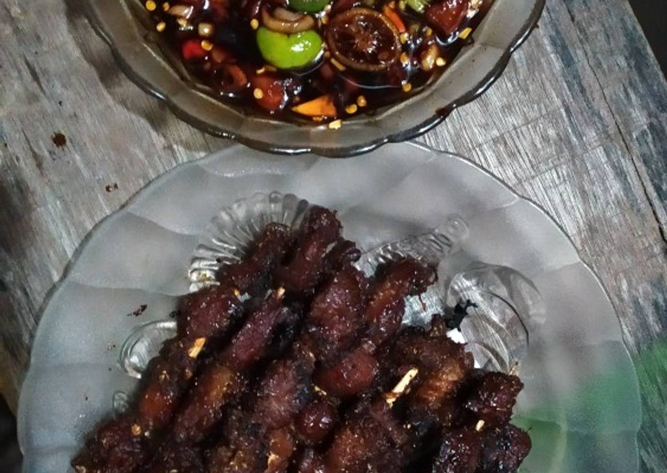 Sate kambing manis