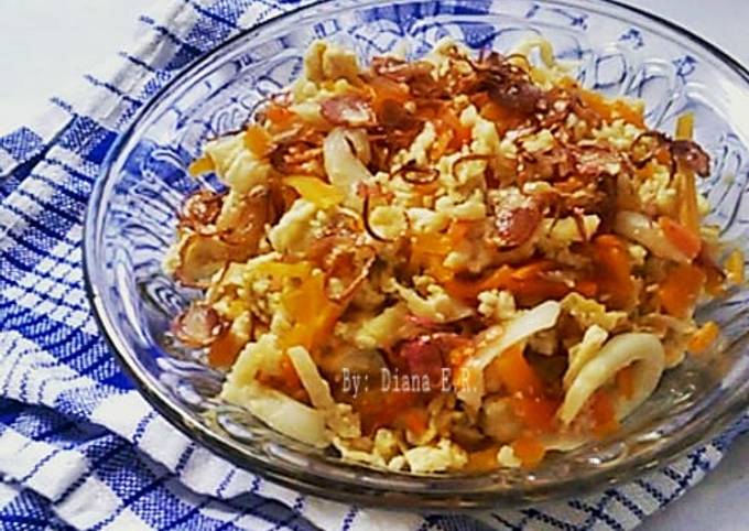 Resep Orak Arik Sayuran Putih Telur yang Lezat Sekali