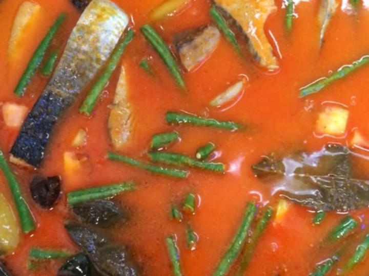Resep Asam pedas tongkol sisik Anti Gagal