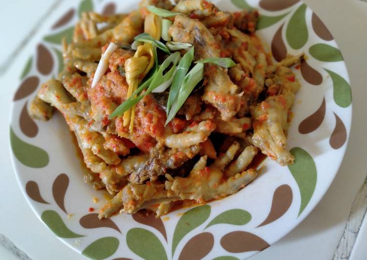 Rahasia Memasak Ceker mercon empuk yang Lezat