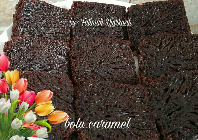 cara membuat Bolu caramel yang enak