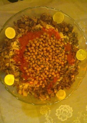 صورة لوصفة كشري موها