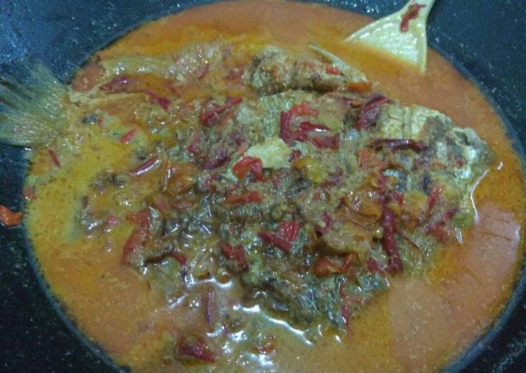 Bahan meracik Gurame kuah santan yang nikmat