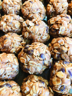 A picture of Peanut Butter Energy Balls.